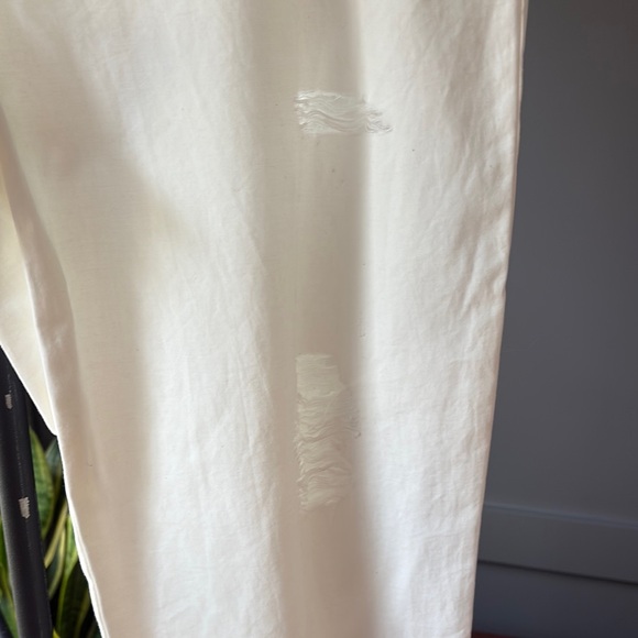 Gap Khakis Broken In Straight Off White Size 8 - Picture 6 of 9